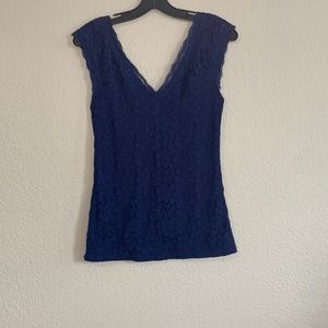 Express navy top